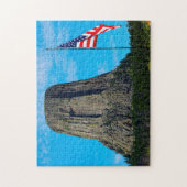 悪魔の塔ワイオミング。 ジグソーパズル (縦)