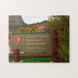 悪魔の塔ワイオミング。 ジグソーパズル