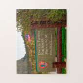 悪魔の塔ワイオミング。 ジグソーパズル (縦)