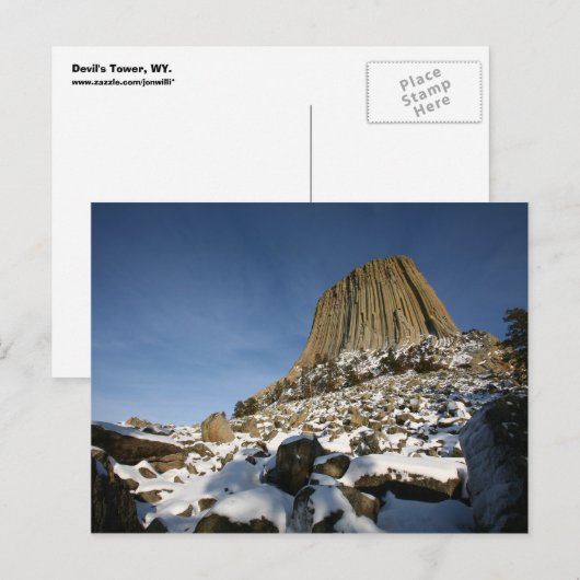 悪魔の塔 ポストカード (正面/裏面)