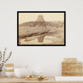 悪魔の塔WY 1890 ポスター (キッチン)