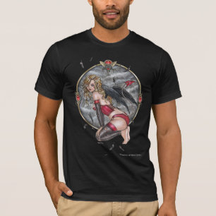 悪魔の天使のワイシャツ Tシャツ