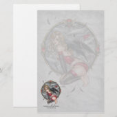 悪魔の天使の文房具 便箋 (正面/裏面)