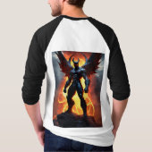 悪魔の天使の糸：あなたの内なる強さを解き放つ Tシャツ (裏面)