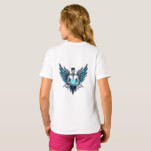 悪魔の天使:ゲームの誘導光Tシャツ Tシャツ (裏面フル)
