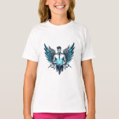 悪魔の天使:ゲームの誘導光Tシャツ Tシャツ (正面)