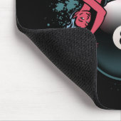 悪魔の女の子の8ボール マウスパッド (コーナー)