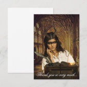 悪魔の女の子 サンキューカード (正面/裏面)