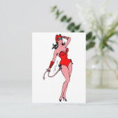 悪魔の女の子 ポストカード (スタンド正面)