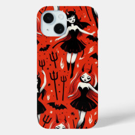悪魔の娘たち iPhone 15ケース