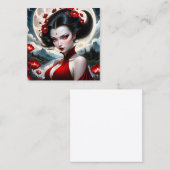 悪魔の婦人は芸術絵画の超現実主義者だ スクエア名刺 (正面/裏面)