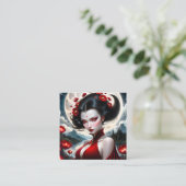 悪魔の婦人は芸術絵画の超現実主義者だ スクエア名刺 (スタンド正面)