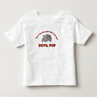 悪魔の子犬 トドラーTシャツ