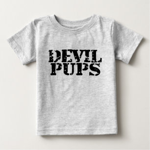 悪魔の子犬 ベビーTシャツ