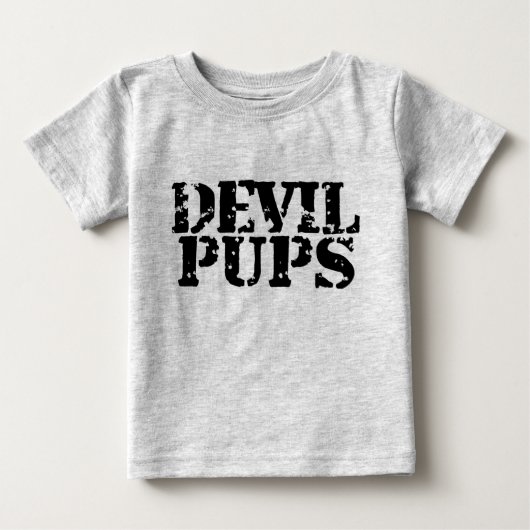 悪魔の子犬 ベビーTシャツ (正面)