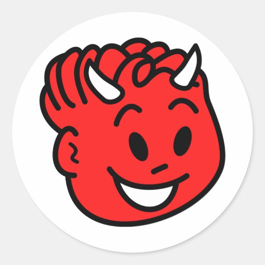 悪魔の子 ラウンドシール (正面)