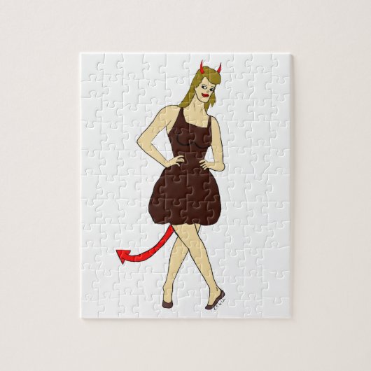 悪魔の少女 ジグソーパズル (縦)