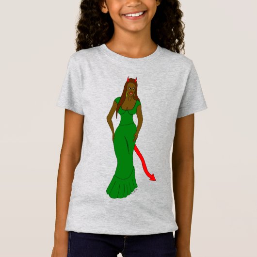 悪魔の少女 Tシャツ (正面)
