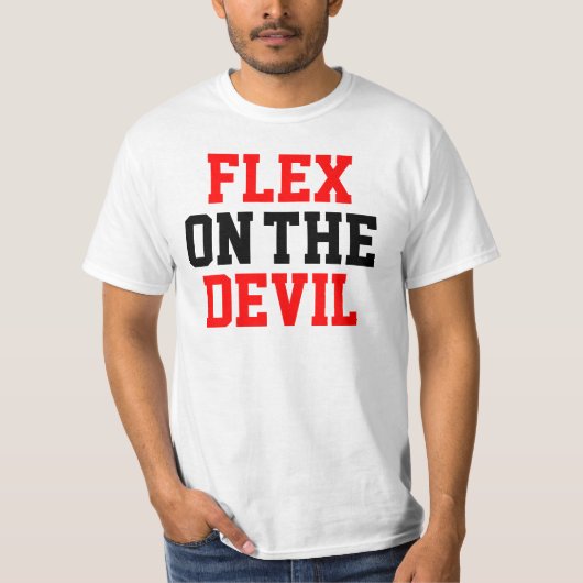 悪魔の屈曲 Tシャツ (正面)