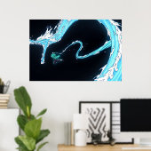 悪魔の層Tanjiro水呼吸 ポスター (ホームオフィス)