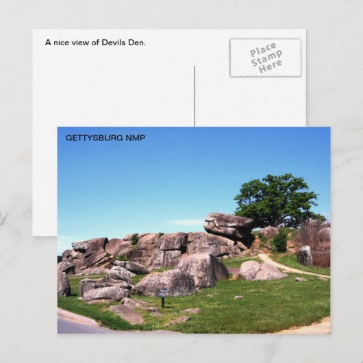 悪魔の巣窟 ポストカード (正面/裏面)