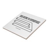 悪魔の干し草用フォーク(目の錯覚) タイル (側面)