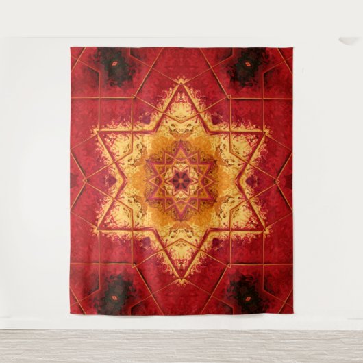 悪魔の床 – パターン タペストリー (正面)