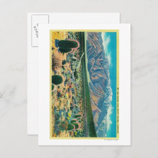 悪魔の庭から出るサンジャコイン山 ポストカード (正面/裏面)