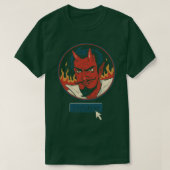 悪魔の後を追う Tシャツ (デザイン正面)