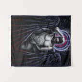 悪魔の悔やみや弔慰 タペストリー (正面(横))