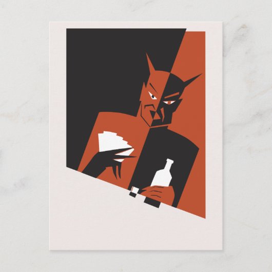 『悪魔の悪党』のはがき ポストカード (正面)