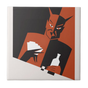 『悪魔の悪徳』セラミック瓦 タイル
