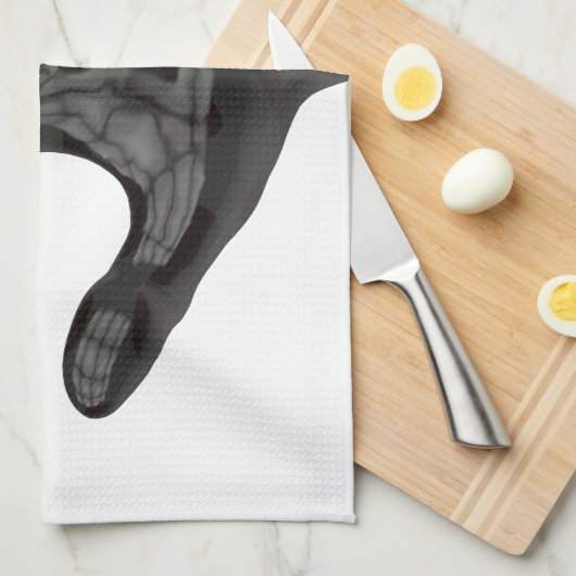 悪魔の手 キッチンタオル (四つ折り)