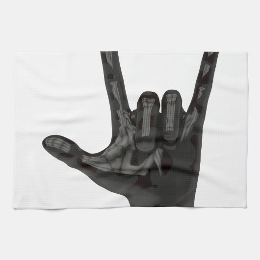 悪魔の手 キッチンタオル (横)
