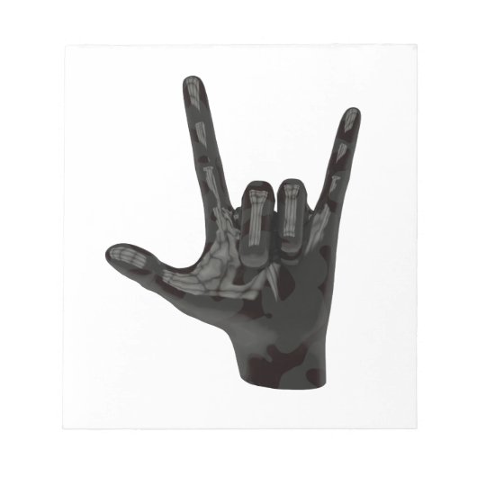 悪魔の手 ノートパッド (正面)