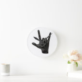 悪魔の手 ラウンド壁時計 (ホーム)