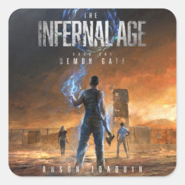 悪魔の時代：悪魔の門ステッカー スクエアシール