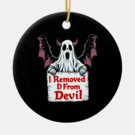 悪魔の暗闇のゴシック様式からDを除去 セラミックオーナメント