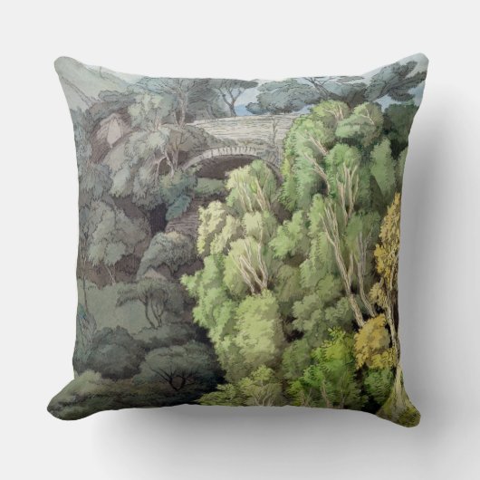 悪魔の橋1810年(w/c grap上のペン及びインクと クッション (正面)