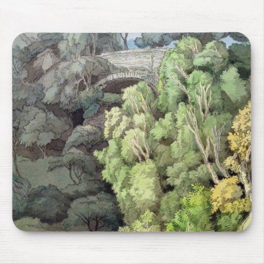 悪魔の橋1810年(w/c grap上のペン及びインクと マウスパッド (正面)