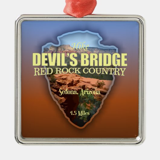 悪魔の橋 メタルオーナメント (正面)