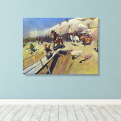 悪魔の橋， 1931 キャンバスプリント (インサイチュ (ウッドフロア))