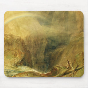 悪魔の橋、St. Gotthardのパス、c.1804 (w/c a マウスパッド
