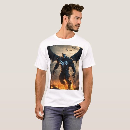 「悪魔の毒：闇を解き放つ」 Tシャツ (正面フル)