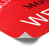 悪魔の気球ハロウィンウェルカム ポスター (角)