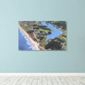 悪魔の湖の空中表示 キャンバスプリント (インサイチュ (ウッドフロア))