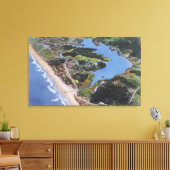 悪魔の湖の空中表示 キャンバスプリント (インサイチュ (リビング))