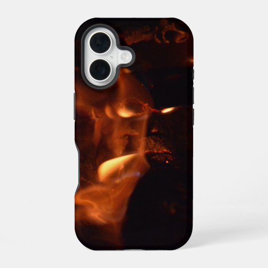 悪魔の炎 iPhone 16ケース (裏面)