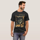 悪魔の猫 ネコ 邪悪な猫 不気味な猫 Tシャツ (正面フル)