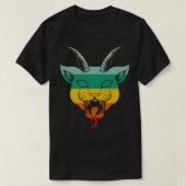 悪魔の猫 Tシャツ (デザイン正面)